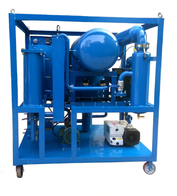 3000L/h Transformer olie zuiveringsmachine met koud staal materiaal en 700 kg capaciteit