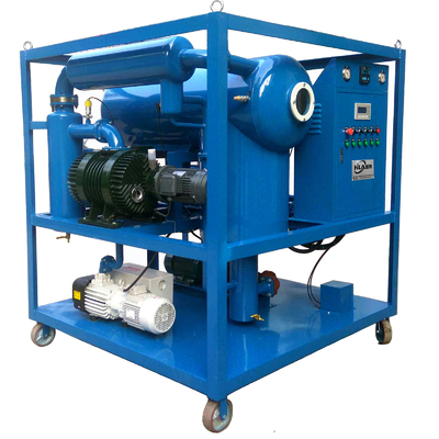 3000L/h Transformer olie zuiveringsmachine met koud staal materiaal en 700 kg capaciteit
