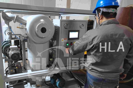 135 kW Verwarmingsvermogen Koud staal transformator Olie zuiveringsmachine voor olie zuivering