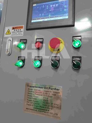 Oliefiltreringsmachine met driefasige filtertransformer met automatische PLC-besturing