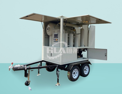 Transformator-oliezuiveringsmachine met vacuümverwarmingszuiveringsmethode en watergehalte ≤ 3 ppm