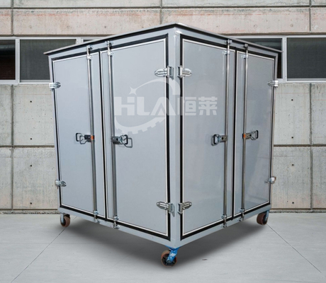 Waterdichtheid coëfficiënt IP65 Transformator olie zuiveringsmachine met 48 kW verwarmingsvermogen