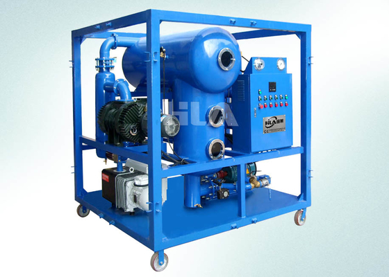 Transformator-oliezuiveringsmachine voor hoge doorstroming 600-18000L/uur Optioneel mobiele aanhangwagen en spanning 220V/380V/400V