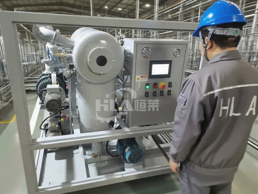 50 kW-150 kW Power Oil Purifier Machine voor een hoge doorstroming van 600-18000L/uur in industriële toepassingen